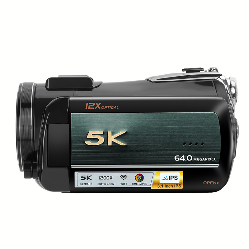 欧达4K 5K高清数码摄像机12倍光变专业家用DV  3英寸屏