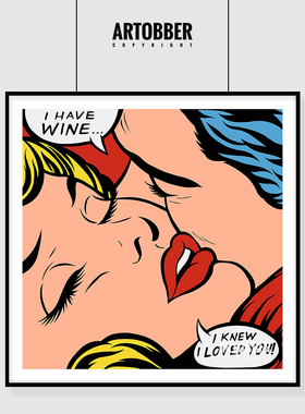 美国艺术家 Brett Hammond欧美复古风经典大气人物装饰画客厅挂画