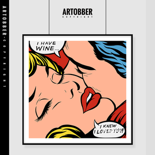 大气人物装 Hammond欧美复古风经典 饰画客厅挂画 Brett 美国艺术家