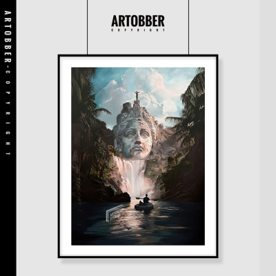 Daniel Arsham潮流艺INS术手绘版画书房客厅卧室装饰画个性办公室