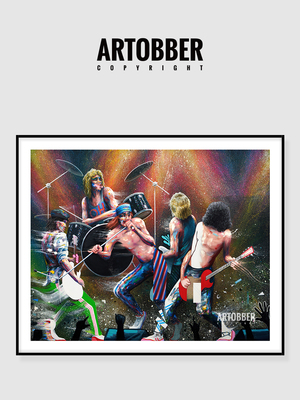 Thomas Agrinier 法国艺术家客厅儿童房装饰画大气挂画高清潮流画