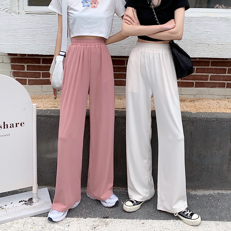 New high waistline wide leg pants at real price