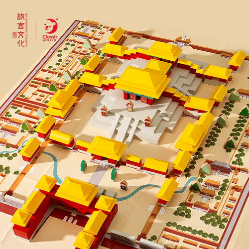 可来赛紫禁益智玩具童男3--6积木