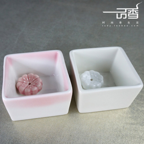 陶瓷方形樱花多种选择适合香盘