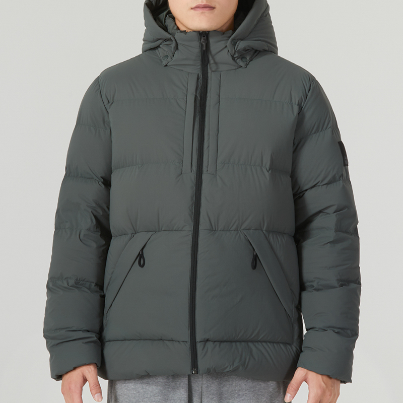 狼爪连帽羽绒服外套男秋冬运动服保暖防风棉羽夹克5031811 A62269
