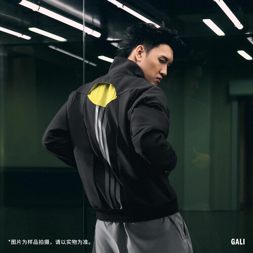 阿迪达斯运动休闲男子GALI同款速干运动休闲机能夹克外套