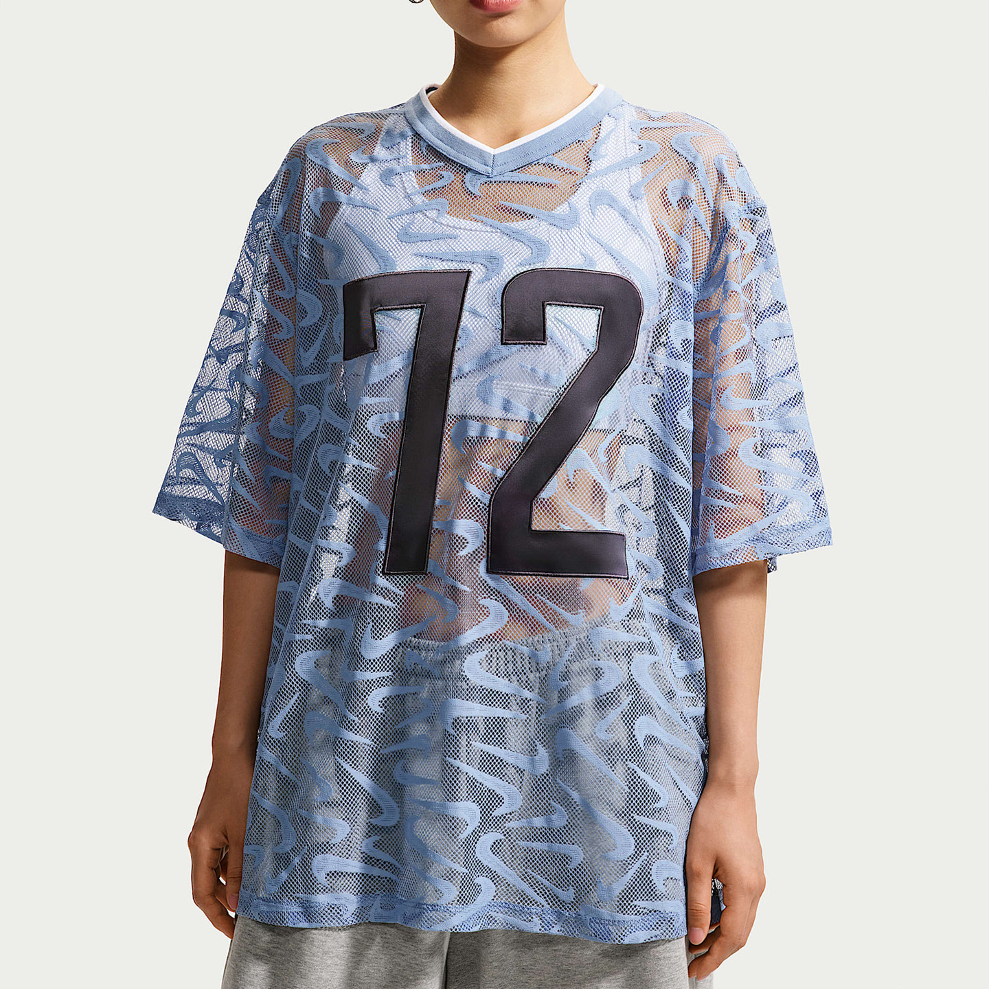 耐克Nike Sportswear Chill Lace女子蕾丝短袖球衣IM8388