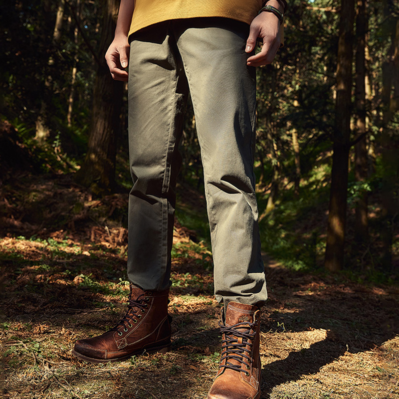 添柏岚裤子男裤秋季商务长裤运动裤直筒休闲裤A2BYY A29Q2001