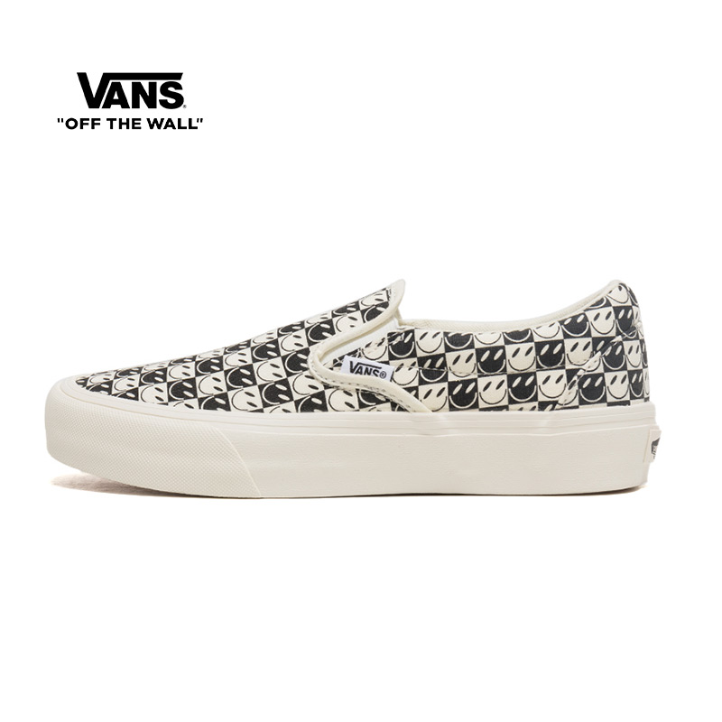 Vans范斯Slip-On VR3笑脸一脚穿男女鞋帆布鞋休闲鞋VN0007NCKIG