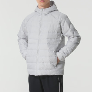 彪马羽绒服男装2025秋冬保暖连帽轻薄羽绒外套运动服528702-61-01