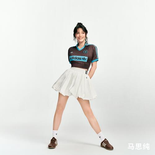 阿迪达斯马思纯同款复古足球运动短袖翻领POLO球衣JY3542|JY3544