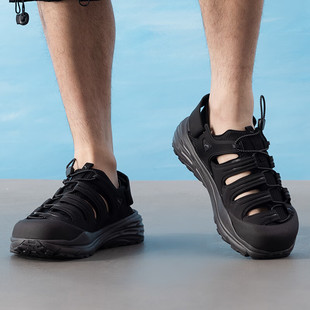 PUMA彪马凉鞋男鞋夏季女沙滩户外轻便透气舒适包头拖鞋 404381-01