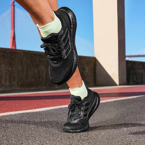 阿迪达斯Pureboost22网面透气减震回弹运动织物跑鞋HQ8589|GZ5174
