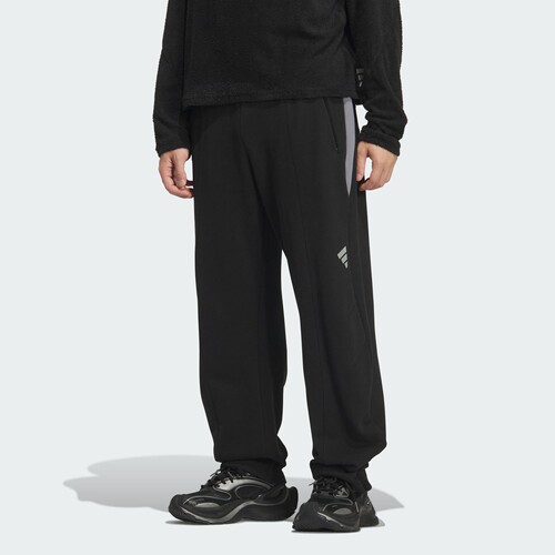 阿迪达斯轻运动男子纯棉运动休闲裤KR4477|KR4478
