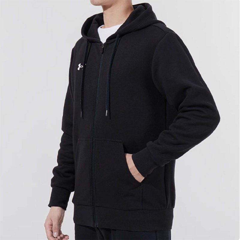 UNDER ARMOUR/安德玛男子运动针织连帽夹克24500403-001,运动服/休闲服装,运动茄克/外套,淘宝优惠券,粉丝福利购,淘宝优惠卷