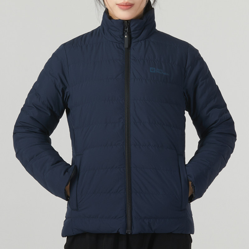 新款 狼爪两面穿羽绒服外套女2023运动服户外保暖防风夹克5222021