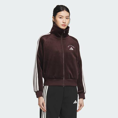 阿迪达斯运动休闲女子透湿保暖运动休闲夹克外套KC0035|KC0036