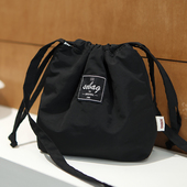 sobag休闲可爱防水尼龙斜挎单肩帆布小包女设计感纯色简约小布袋