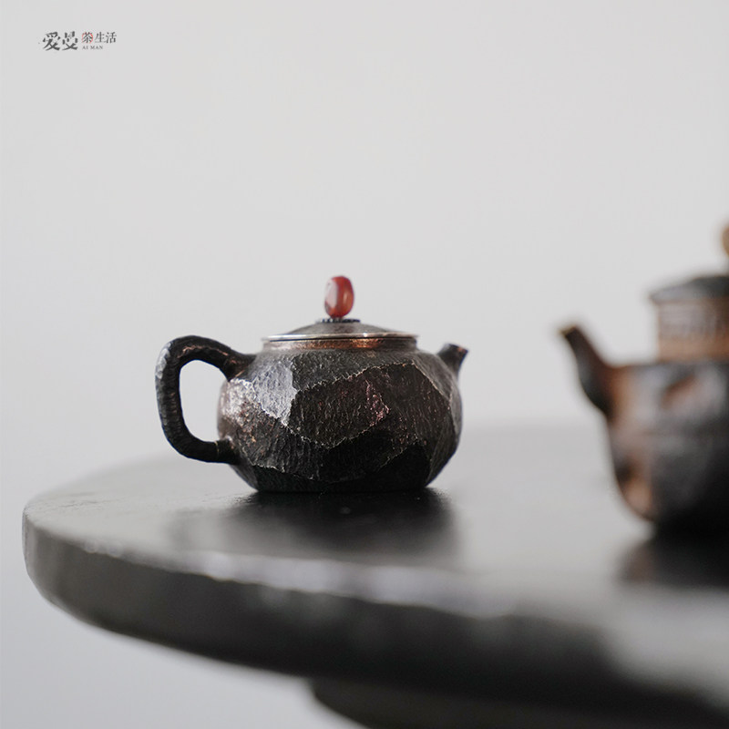 爱曼器 古耘堂足银999银壶 130cc