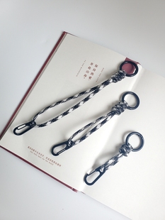 纯手工编织绳汽车钥匙圈卡防丢挂绳扣手机链包包相机挂件耳机手腕