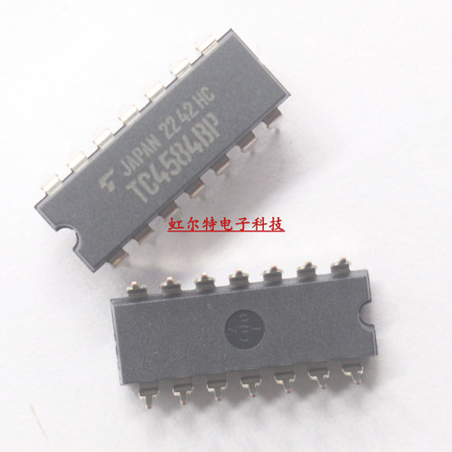 直插芯片IC TC4584 TC4584BP CD4584BE CD4584 DIP14 进口原装