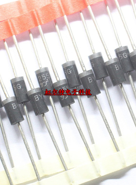 快恢复二极管 BY255GP BY255 3A1300V 直插 全新原装