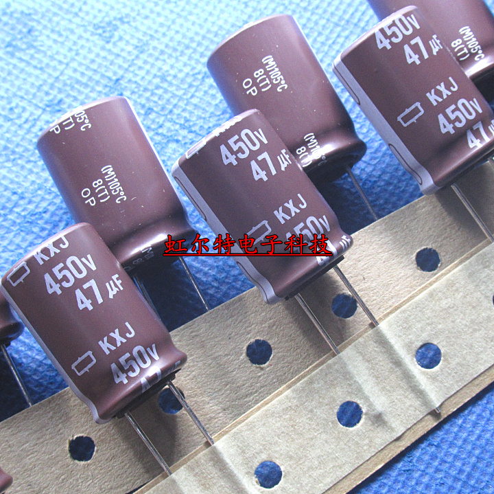 原装 450V47UF 16x25 日本化工黑金刚电解电容KXJ高频长寿命105度