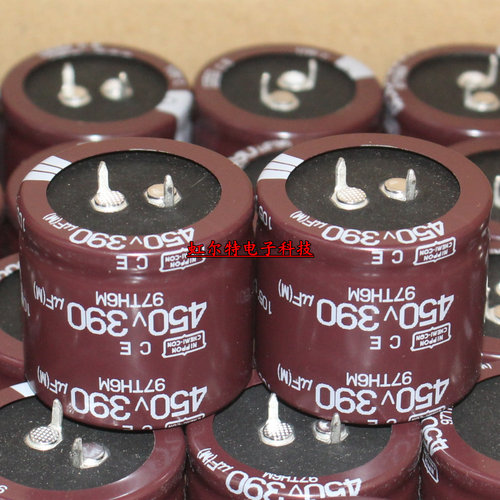 日本黑金刚电解电容 450V390UF 390UF 450V 35*30 105度 代 330UF