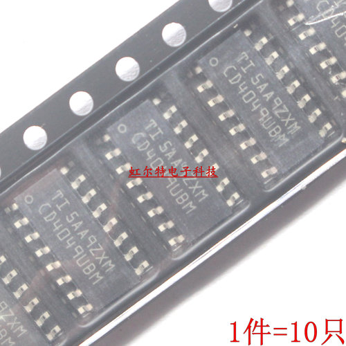 贴片逻辑IC CD4049UBM CD4049 CD4049BM SOP16 反相缓冲器 原装