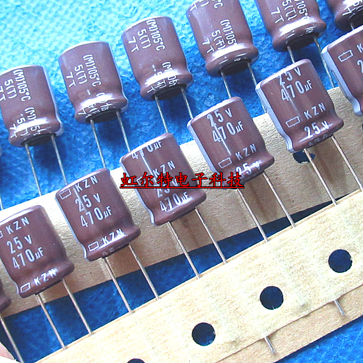 日本黑金刚电解电容 25V470UF 10x16 470UF25V 高频低阻105度