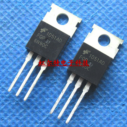 场效应管 6N90C FQP6N90C 6A/900V TO220 进口原装
