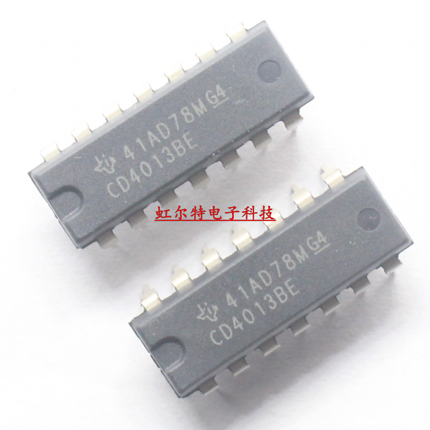 直插逻辑芯片IC CD4013BE CD4013 DIP-14 双路D类触发器  原装