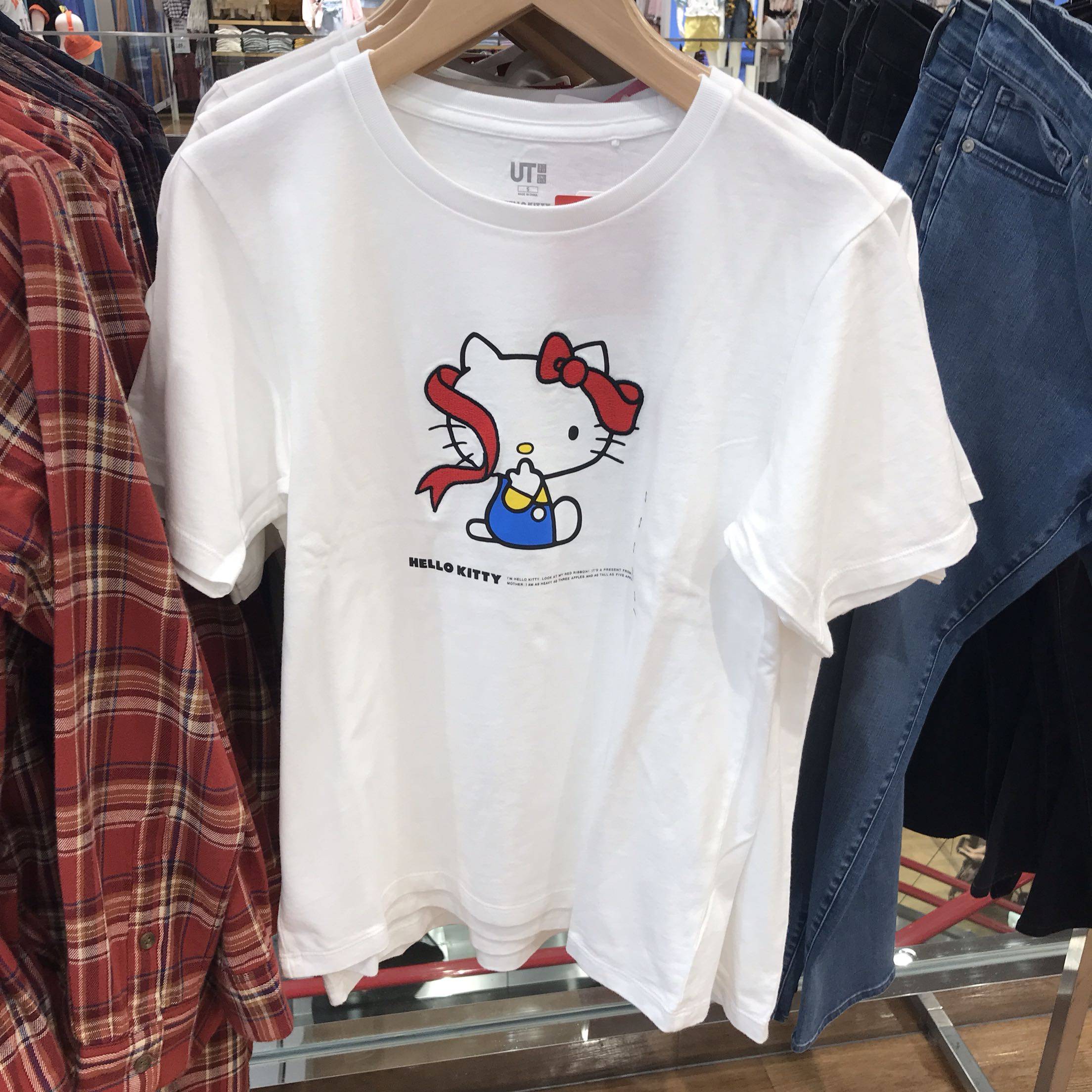 日本代购优衣库sanrio三丽鸥联名短袖t恤 hello kitty合集 xs-3xl