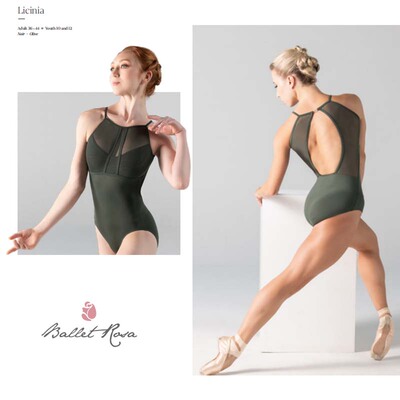BalletRosa葡萄牙进口BR芭蕾舞蹈吊带体操瑜伽形体连体服Licinia