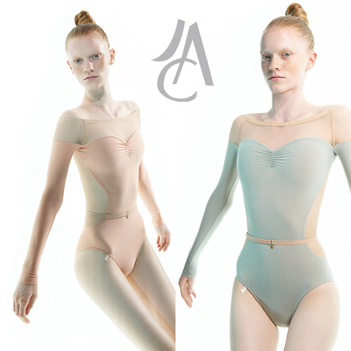 现货Just A Corpse蛇系列芭蕾舞蹈长袖连体形体服JAC瑜伽练功服