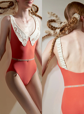 领秀现货 JustACorpse进口芭蕾舞蹈中袖背心连体服JAC瑜伽练功服