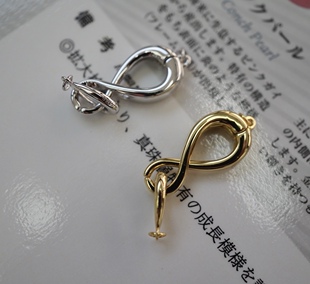 精工细作进口工艺纯银项链扣饰品diy扣珠宝配件