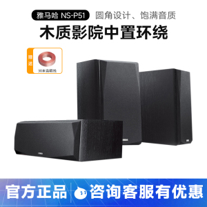 Yamaha/雅马哈 NS-P51中置环绕音箱家庭影院套装5.1音响家用3件套