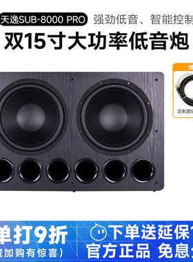 Winner/天逸 SUB-8000PRO双15寸大功率专业发烧HiFi有源重低音炮
