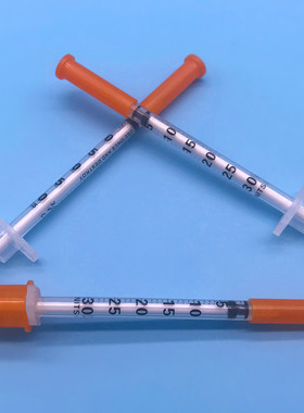 0.3ml0.3毫升宠物胰岛素注射针器猫狗血糖实验室U30带0.5刻度BD