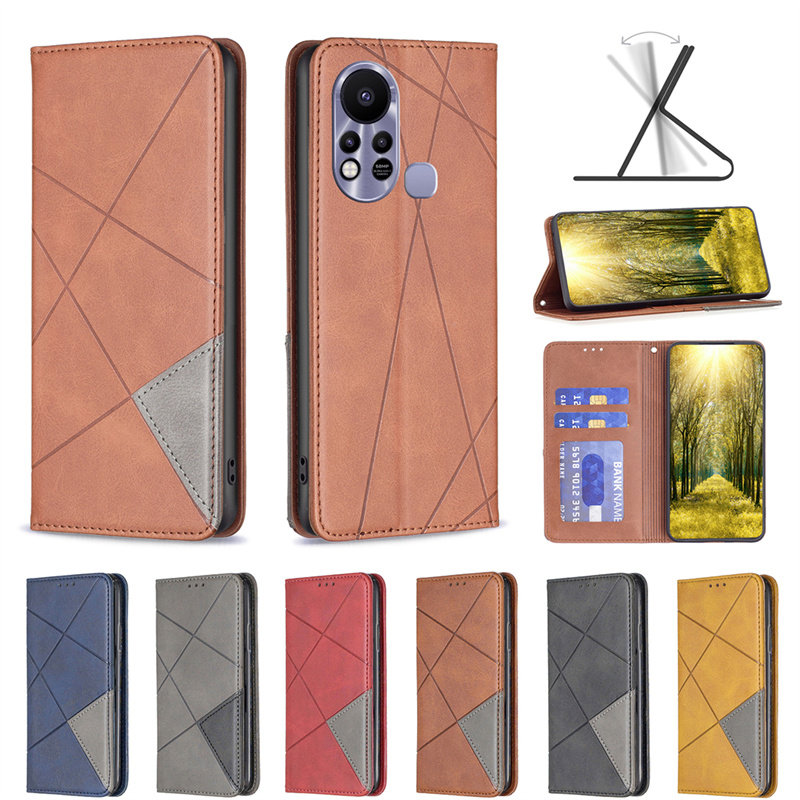 适用于传音Infinix Hot 11S NFC手机壳磁吸翻盖式X6812B保护皮套