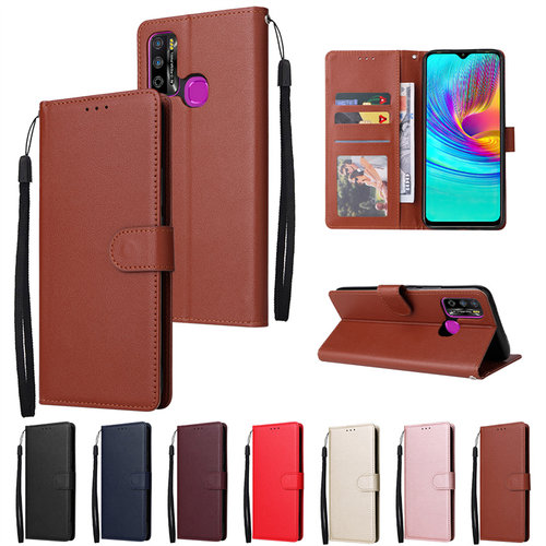 适用于vivo y95/y93/y91手机壳硅胶全包边防摔翻盖式插卡支架保护套软胶内壳皮套PU纹纯色男女款个性创意简约