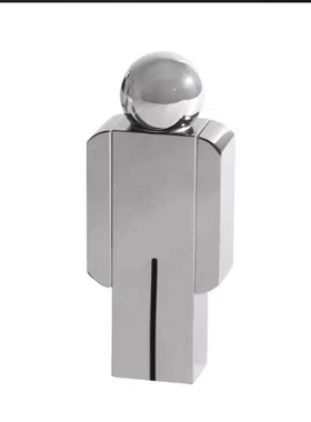 水晶玻璃现代轻奢卡通人物摆件