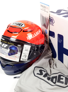 正品日本SHOEI Z8红蚂蚁93马奎斯专业机车摩托骑行3C防摔全盔头盔