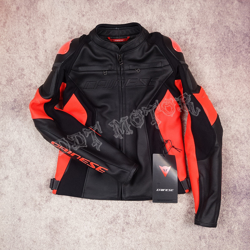 DDT丹尼斯Racing4女款专业机车棉内胆皮衣女士休闲摩托防摔骑行服