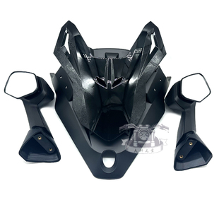 适配新大洲本田NS150GX风挡 改装前脸车头配件后视镜前移大头外壳