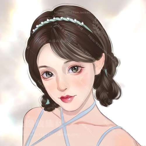 头像 女 卡通 动漫 手绘 美女 高清 头像  头像收集社 自动发货