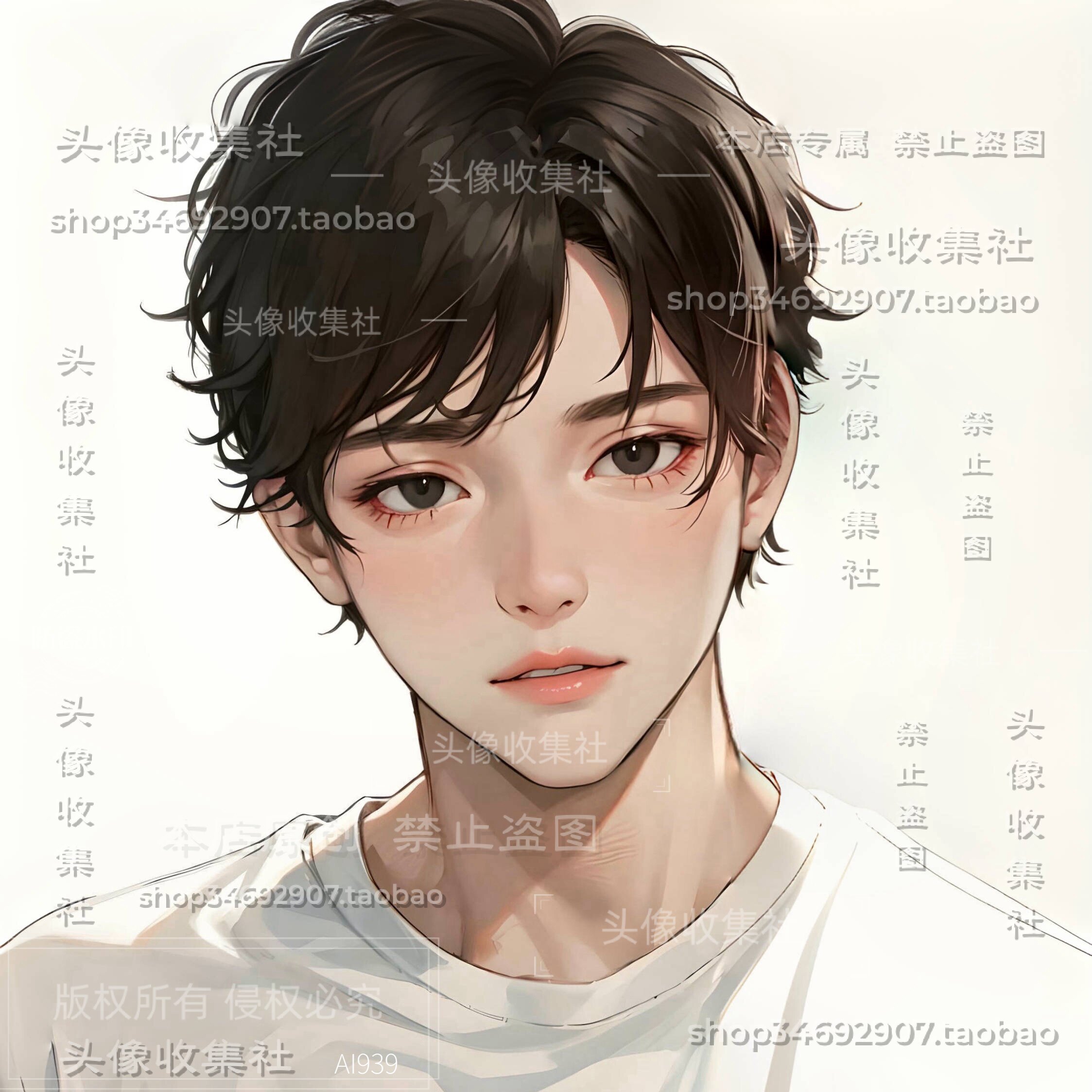 原创头像 原画漫画男孩 青春男生头像高清图 自动发货 头像收集社