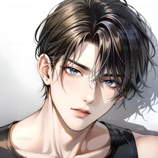 原创漫画头像男健身卡通二次元微信抖音高清 自动发货 头像收集社
