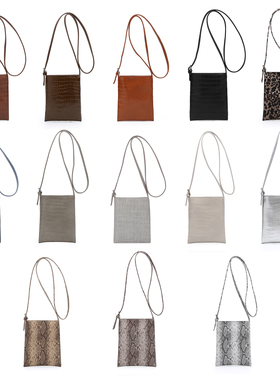 日本外贸潮包袋鳄鱼纹女包单肩斜挎包迷你出口轻便手机钥匙包099